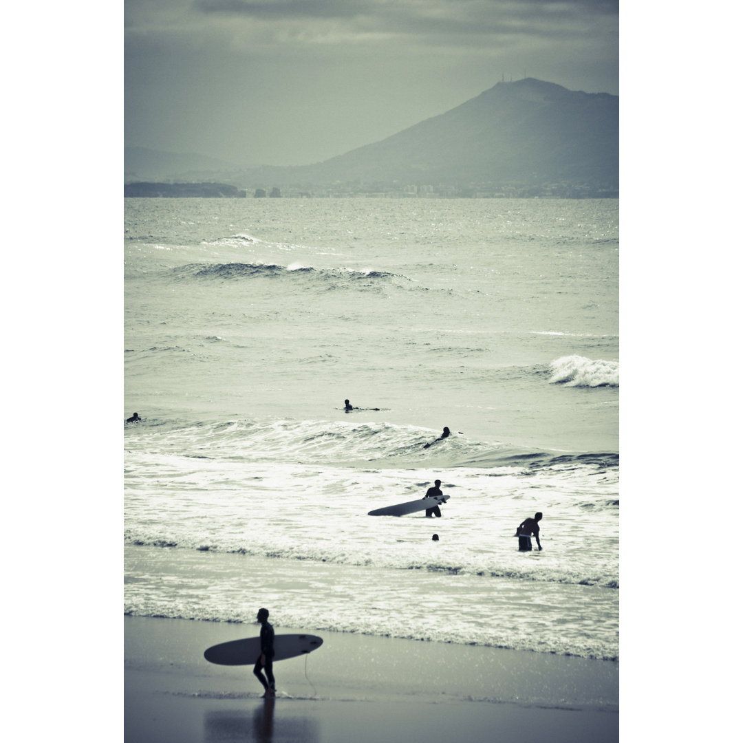 Surfer am Strand