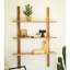 Vesa Acacia Solid Wood Tiered Shelf with Live Edge