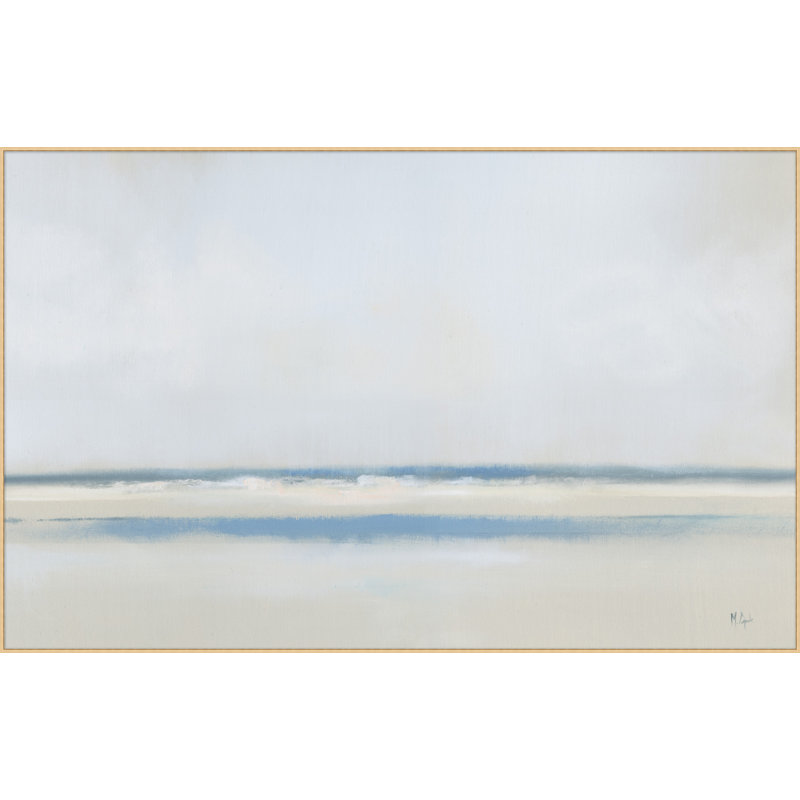 «Look Out to See», peinture sur toile à cadre flottant
