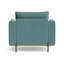 Fauteuil d'appoint en velours azur, vert olive-569988676
