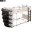 Lit superposé simple au-dessus de simple avec tablettes Riey par Sunside Sails-145020194