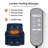 Small Dual Motor Power Recliner Lift Chair Infinite Position, Heat and Vibration Massage, Fabric-637386524