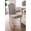 Ensemble de 2 chaises d'appoint de style transitionnel avec cadre blanc et cadre gris
