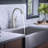 Pull Out Kitchen Faucet with Dual-Function Sprayer, 360° Swivel & Ceramic Cartridge - Easy Install Lead-Free Design for Sink (CP/BN/B9/BG)-100674863
