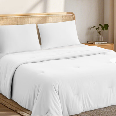 Wayfair Basics® 3 Pieces Soft Jersey Knit All-Season Comforter Set