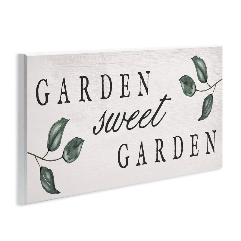 Plaque murale Sweet Garden, design par Lil 'Rue