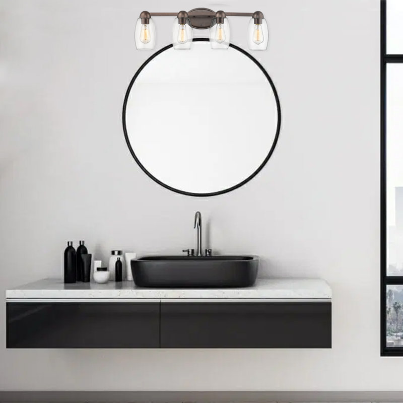 Vanity Lights For Bathroom Lighting Fixtures Over Mirror, Oil Rubbed Bronze, 4