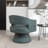 Kiersten Faux Leather Swivel Barrel Chair-94889859-120842945
