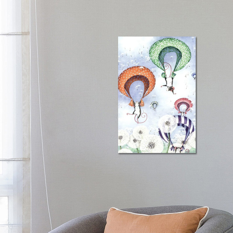 Free Fall by Maggie Vandewalle - Wrapped Canvas Painting, 66.04 cm H x 45.72 cm W