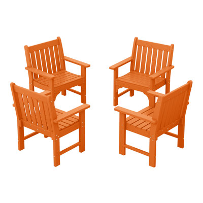 Ensemble de 4 chaises de jardin Laguna Abbeville Poly