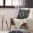 Modern Stonewashed Geometric Cotton Throw Pillow