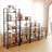 Iron Solid Wood Etagere Bookcase-1059322963-1059322975