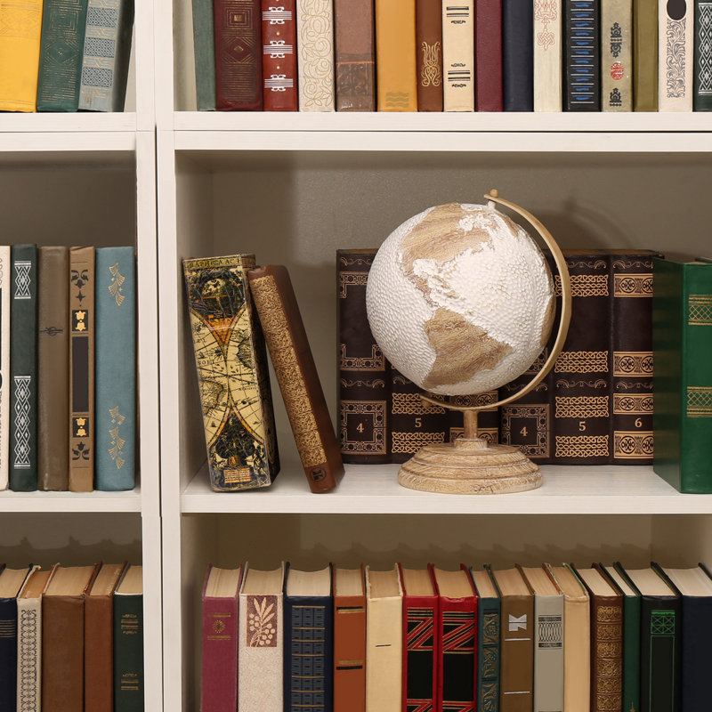 ANTIQUE MAP BOOK LOCK BOX