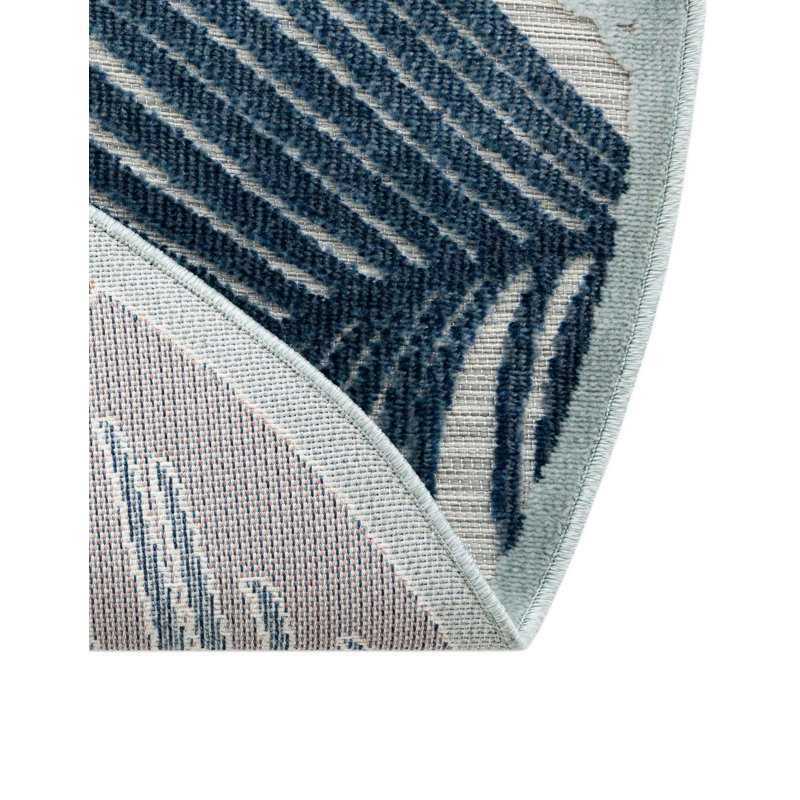 Tapis Fisan Island Wygant, Rond 4 pi 5 po