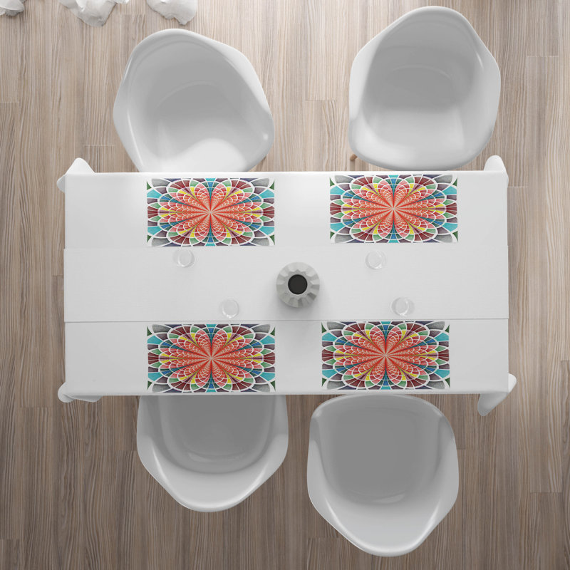 Polyester Abstract Rectangle Placemat