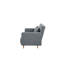Tyrese 132Cm Round Arms Sofa Bed