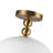 Paisley Glass Semi Flush Mount-1988498541