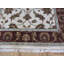 Tapis de zone en laine brun/blanc 3 pi 10 po x 6 po one-of-kind-noué la main Beane
