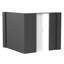 Ensemble mural en forme de L avec porte Everblock-84320715-84320698