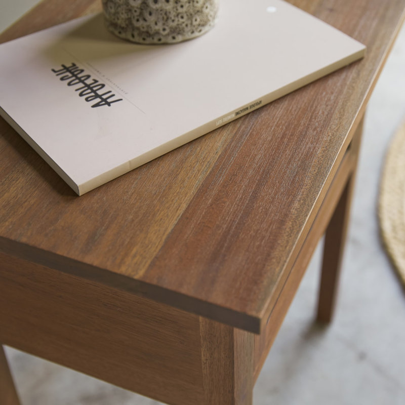 Loggia 45cm W Solid Wood Bedside Table