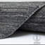 , Anthracite Round Pure Solid Colour Hand Woven Hand Loomed Area Rug-102747149