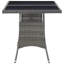 Garden Table 140X80x74 Cm Poly Rattan-895660642-895660643