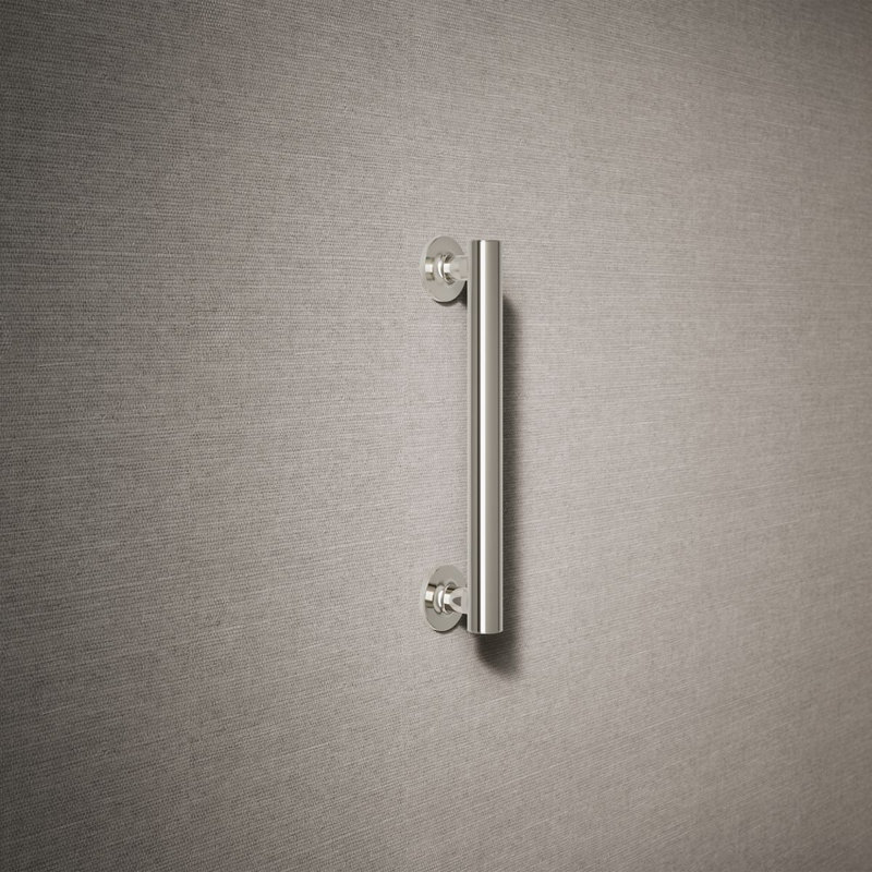Purist Grab Bar, Vibrant Polished Nickel, 12"W