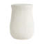 Table d'appoint d'extérieur MGO, finition terrazzo d'aspect travertin en blanc pour patio / terrasse / jardin