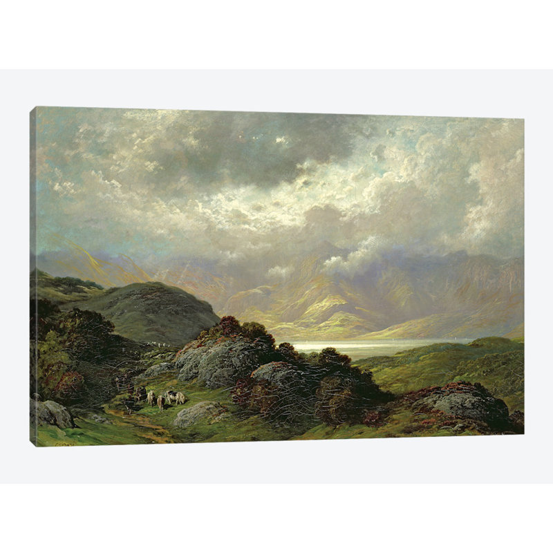 « gaélique landscape », impression sur toile, H 8 po x l 12 po x P 0,75 po