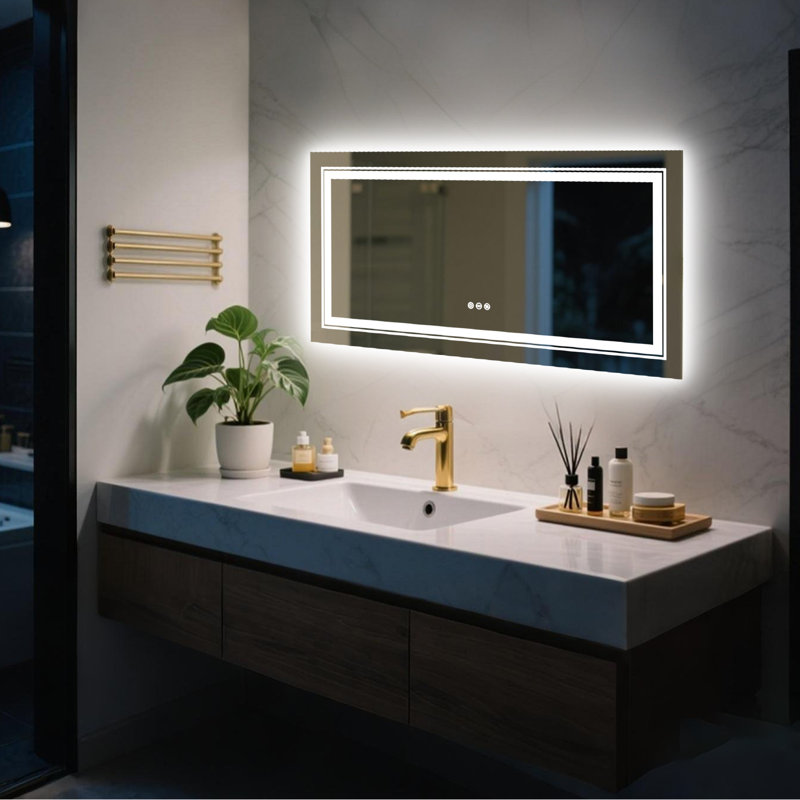 Shymel Rectangle Wall Mirror, 20" x 41.3"
