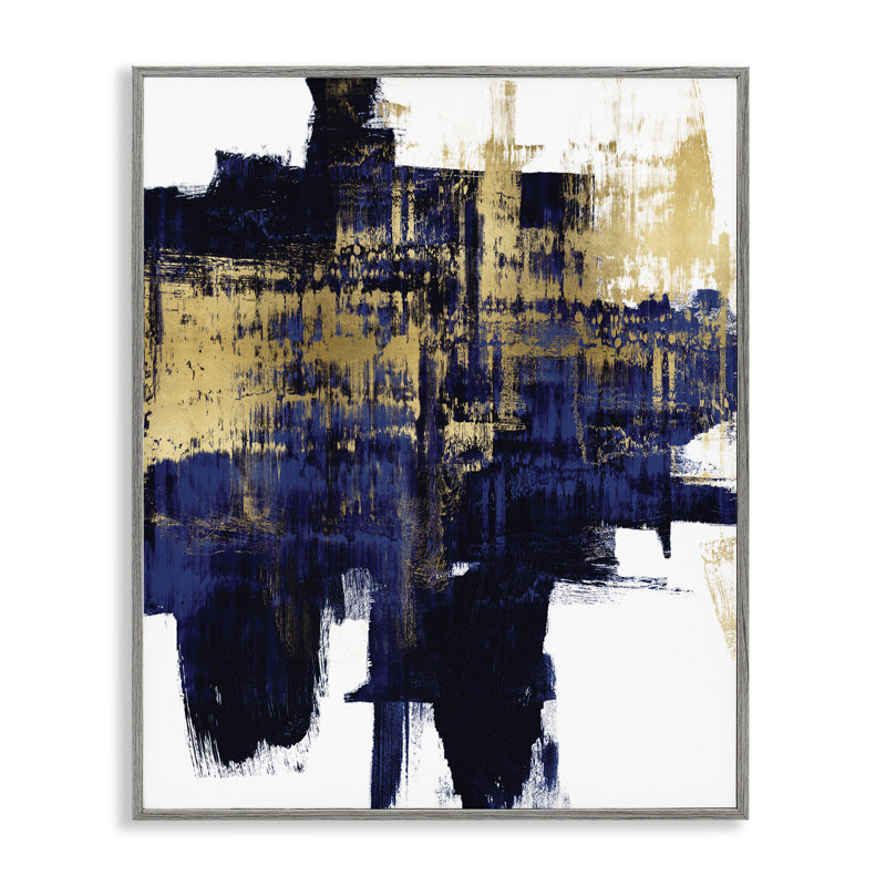 Art texturé texturé sur toile de fond abstrait, gris et doré, Estampe numérique Farmhouse, H 20 po x l 16 po
