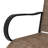 2pcs Balcony Bar Stools, 360° Swivel Armrest Chairs With High Mesh Fabric, Steel Frame For Poolside, Backyard, Tan Color Poolside Stools , , Fabric & Patio, Balcony, Backyard