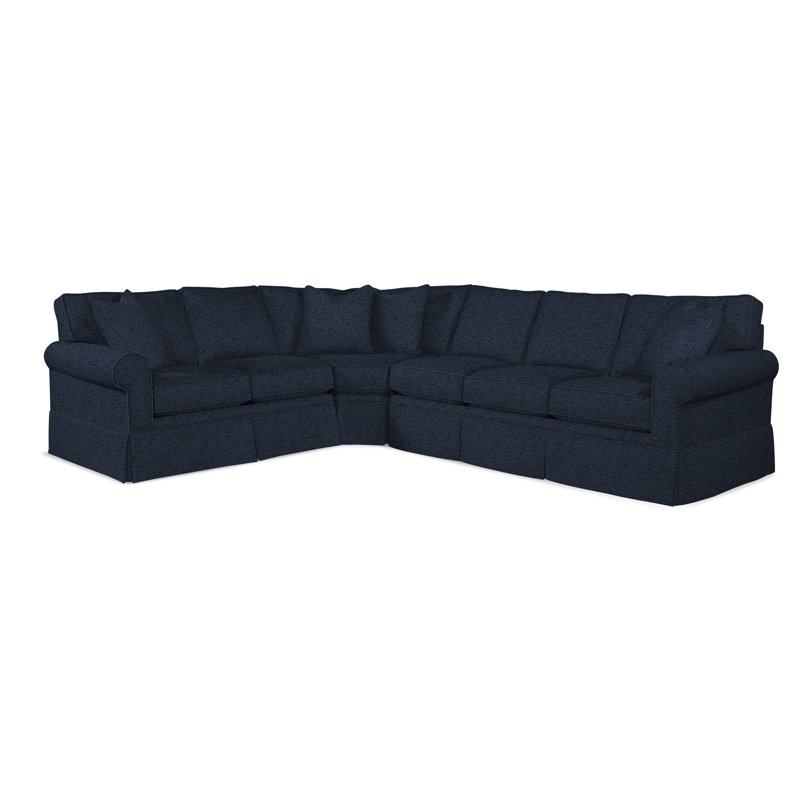 Benton Sectional, Left Hand Facing, Basic Navy; 0317-61