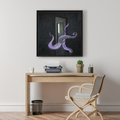 Octopus Street Art Canvas | Aquatic Home Decor Wall Art