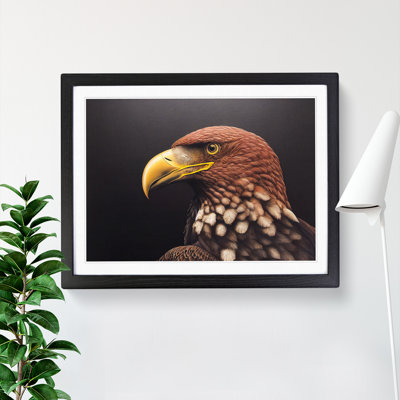 Euphoric Eagle Bird - Framed Print