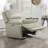 Musso Genuine Leather Dual-Power Glider Recliner