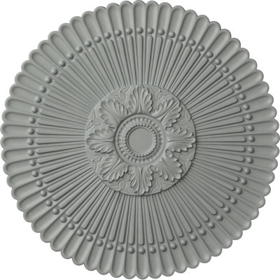 Endurathane Nexus Ceiling Medallion, 30"OD x 1 1/4"P (Fits Canopies up to 2 3/4"), Factory Primed