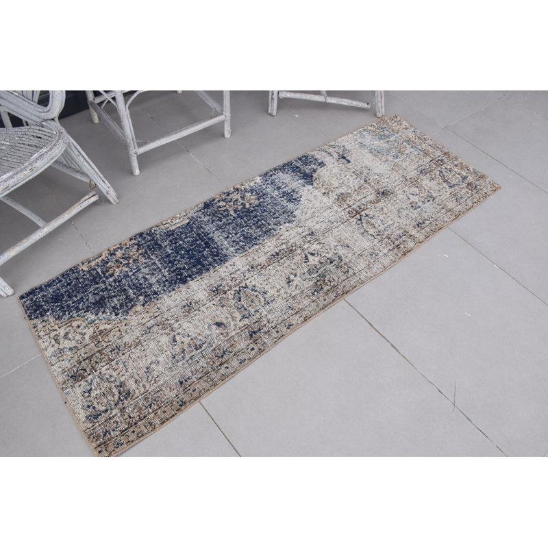 Tapis turc vintage rétro Oushak idéal pour la décoration de chambre d'enfant ou de style bohémien