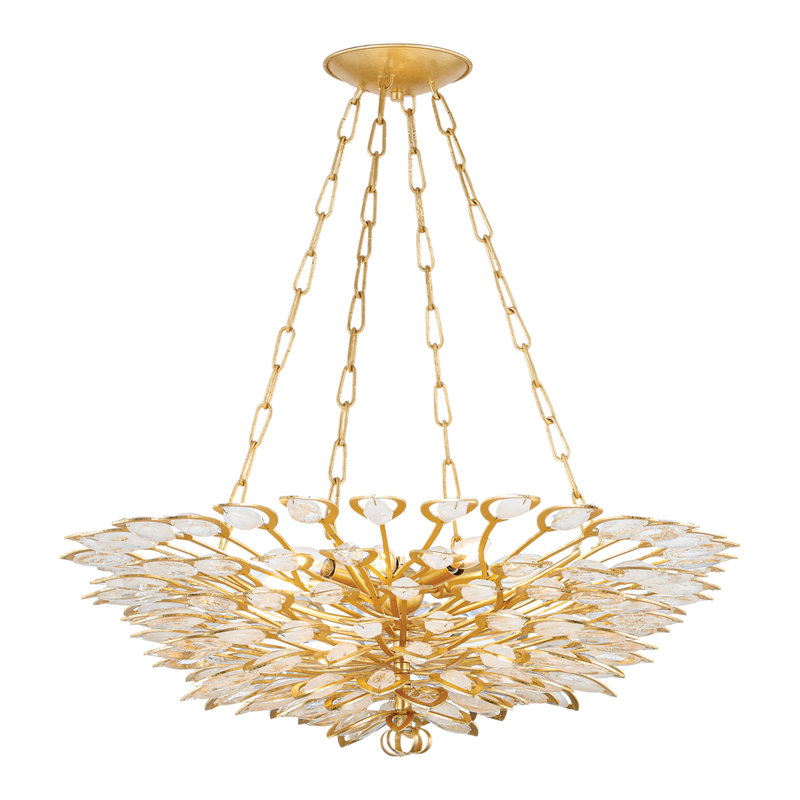 Lustre géométrique en acier à 8 lumières Vittoria