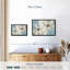 Impression sur toile bleue et neutre-102860099