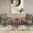Cerys Solid Wood Top End Table