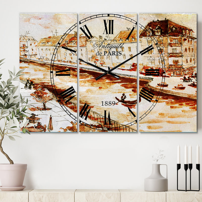 Très grande horloge murale Swigart