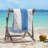 Cotton Blend Beach Towel-105449732