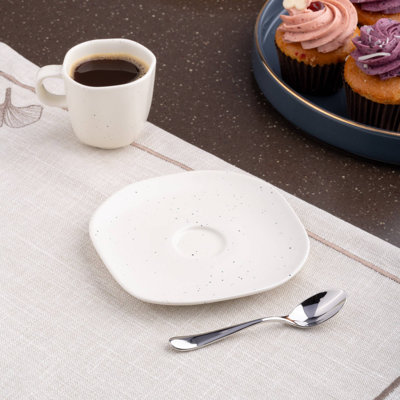 Porcelain Saucer | Uneven Shape