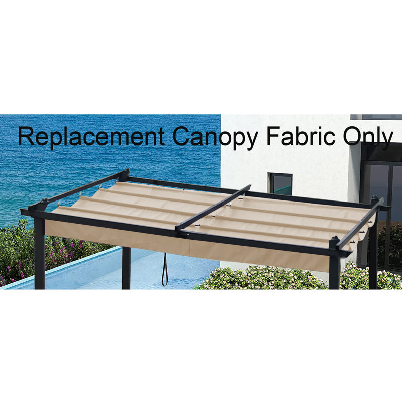 Auvent de remplacement pour pergola Universal, H 8,66 po x l 96,46 po x P 96,46 po, Kaki