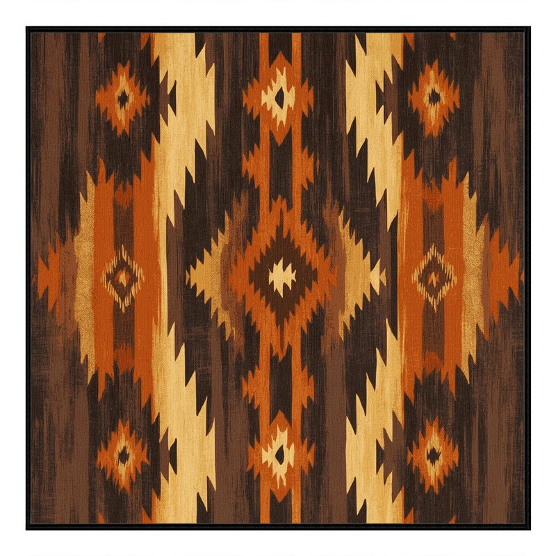 Path Of Ancestors Rug, Square 5'
