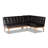 Imre 4-Pc Solid Wood Dining Set With Dark Brown Faux Leather, 27.75'' H X 27.5'' W X 47.25'' D