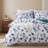 Lunaria 100% Long-Staple Cotton Duvet Cover Set Kovasi Pattern Printed Comforter Cover 3Pcs, Ultra Soft & Breathable Bedding Set-111460207
