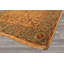 Tapis traditionnel turquoise en laine noué à la main 6 pi x 8 pi 6 po Oushak