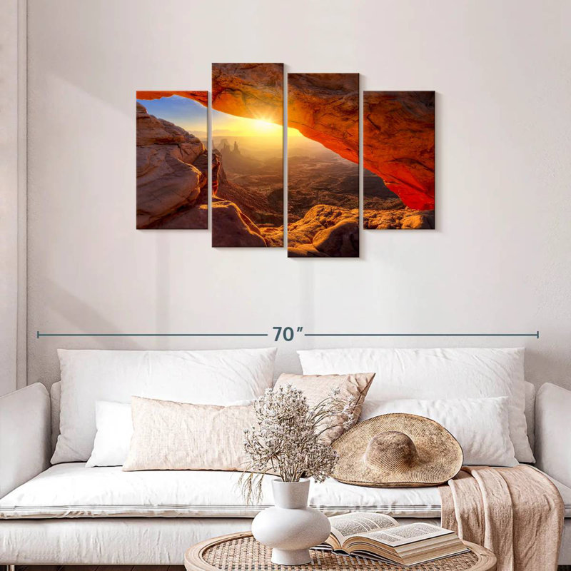 Alvord Moab Arch At Dawn, 27" H x 43" W